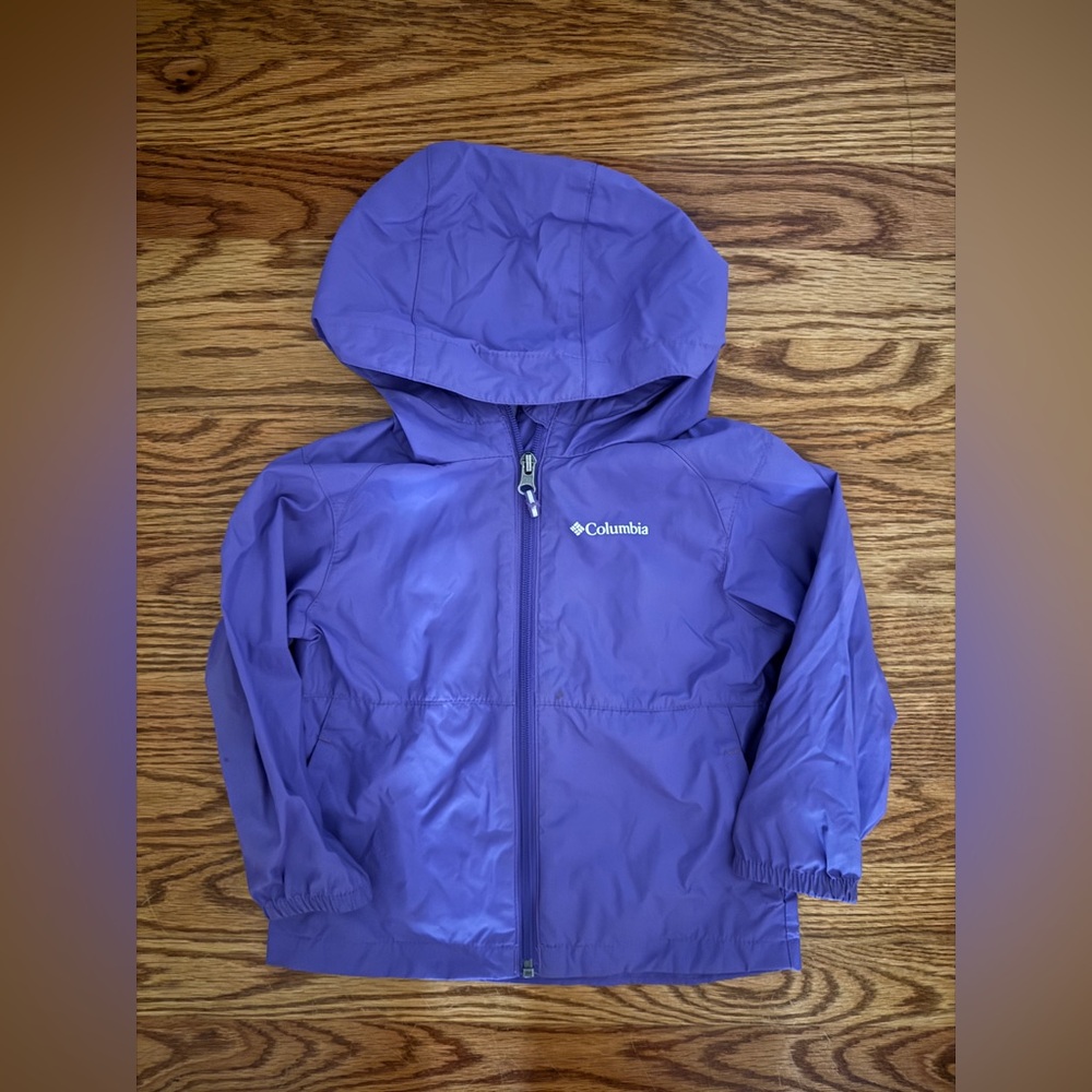 Columbia Girls Purple Raincoat 3T